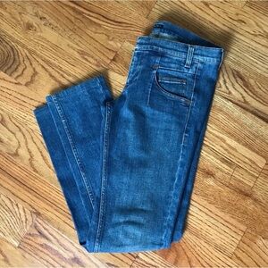 Miu Miu Lowrise Classic Blue Women's Jeans